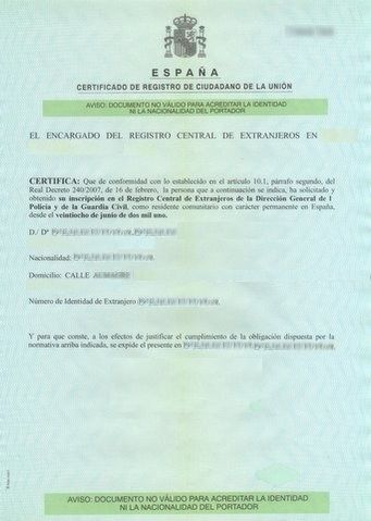 Spanish Residency - Paper Version