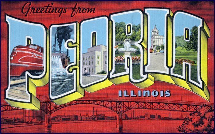 Hilsener fra Peoria Illinois