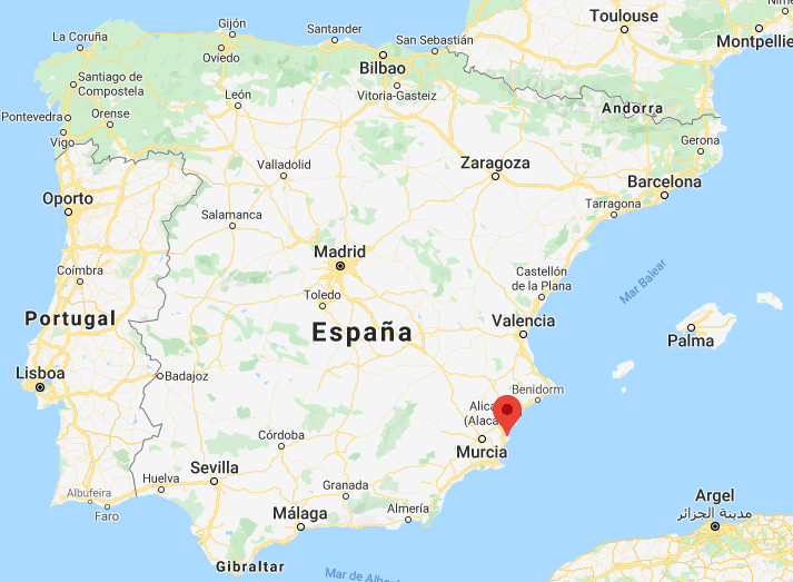 Torrevieja Spain Map