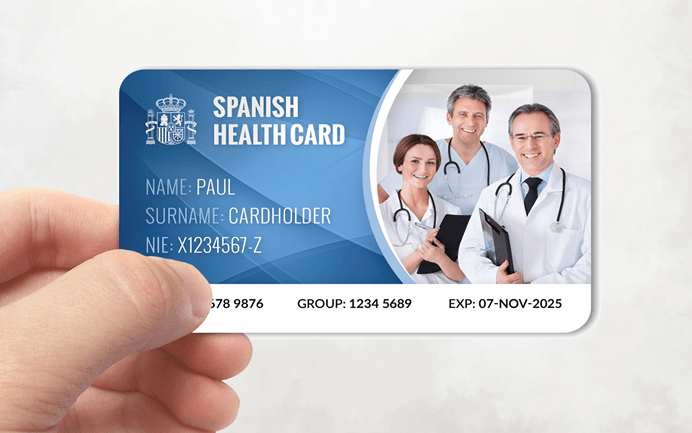 Spanish health card