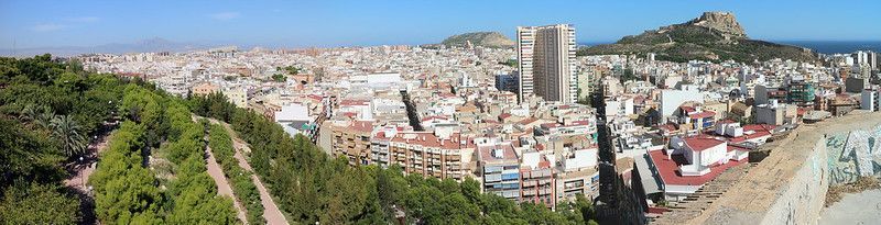 View of Alicante Spain