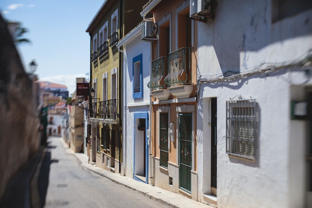 Street of Denia Spain