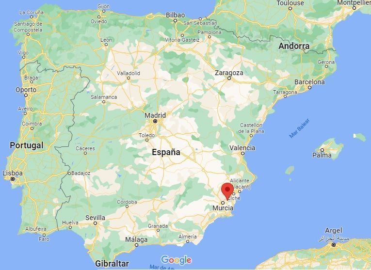 Orihuela Spain Google Maps