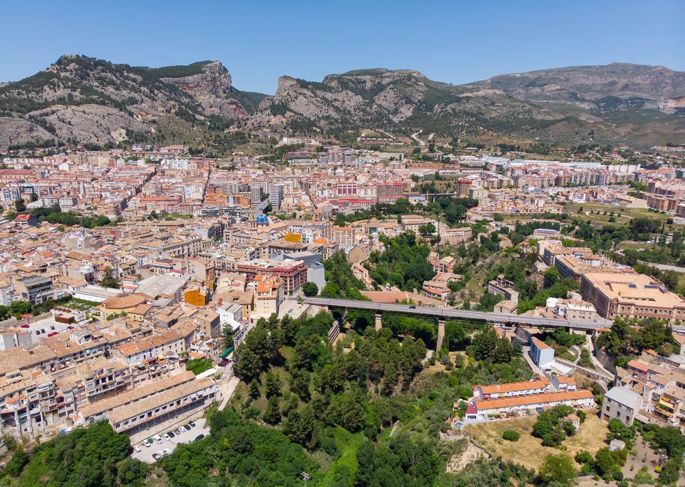 Alcoy from the air