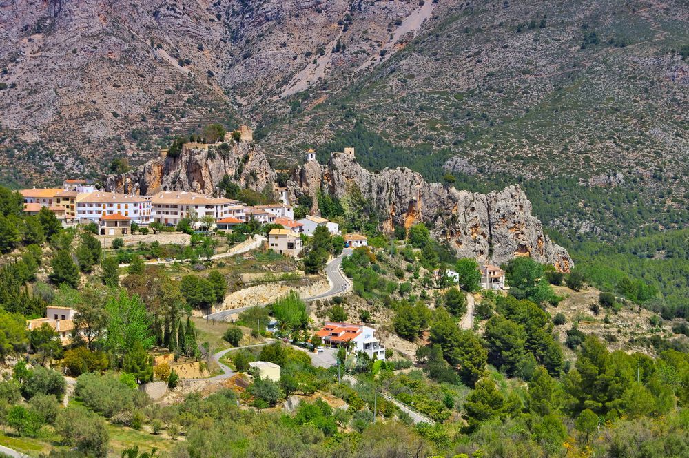 Guadalest Spain landscape