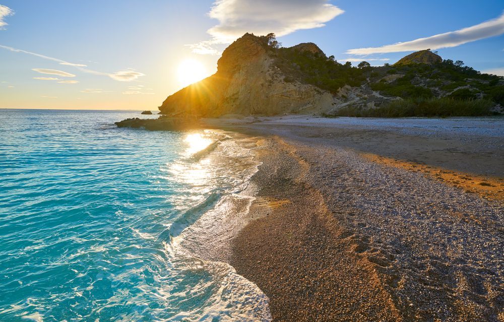 Villajoyosa Spain beach