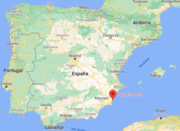 Orihuela Costa Map Spain