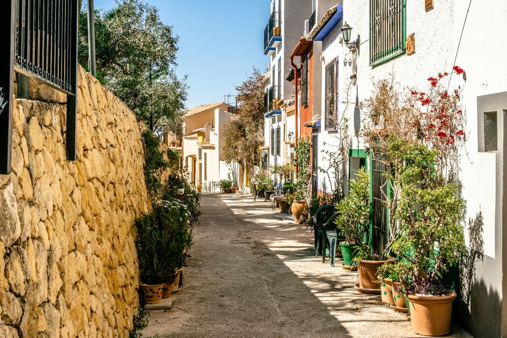 Streets of Finestrat Spain