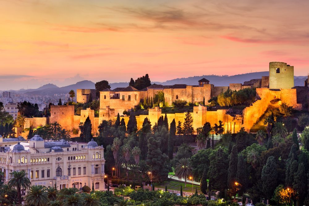 Alcazaba Malaga Spain