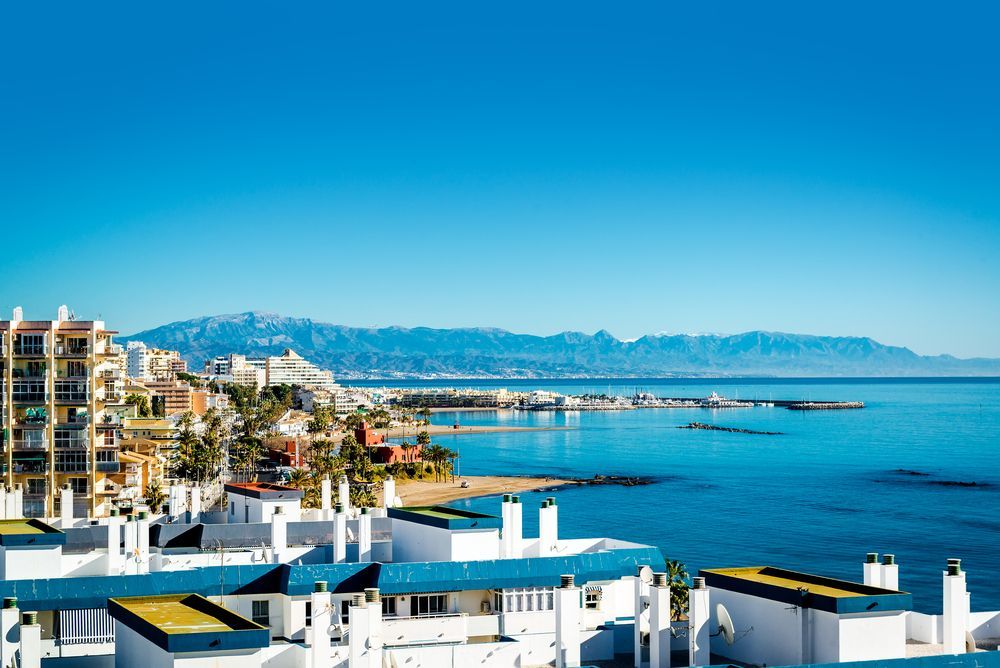 Benalmadena beach Spain