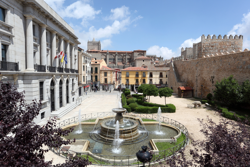 Avila Spain Old Town